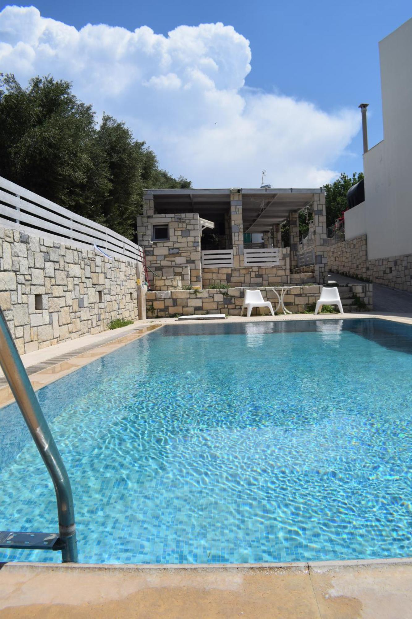 Aquarock Villa With Private Pool Prassas Exterior foto