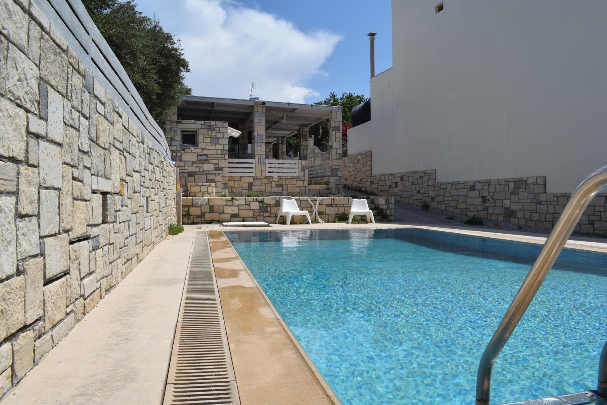 Aquarock Villa With Private Pool Prassas Exterior foto